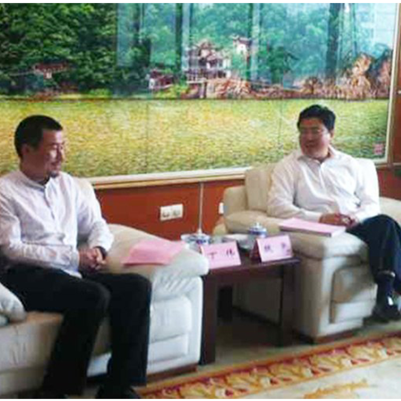 設(shè)計(jì)立縣計(jì)劃走進(jìn)馬鞍山，丁偉受到市長親切接待！