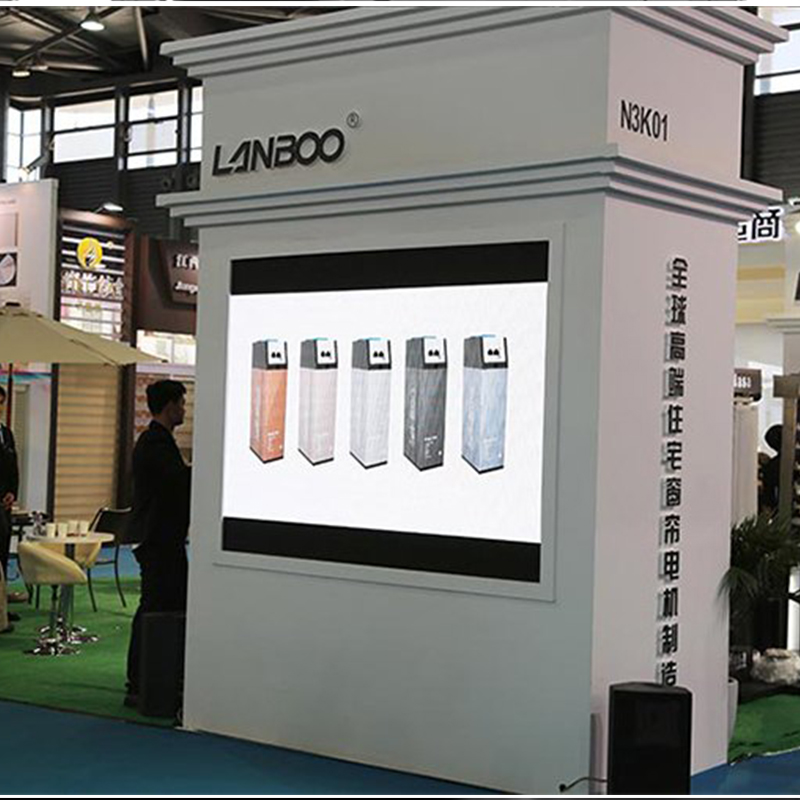 木馬為德國藍(lán)搏打造的自動窗簾系列產(chǎn)品，亮相第11屆亞洲門窗遮陽展！