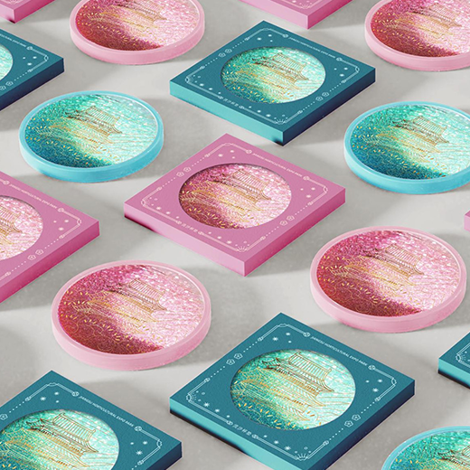 南京園 . 流沙杯墊