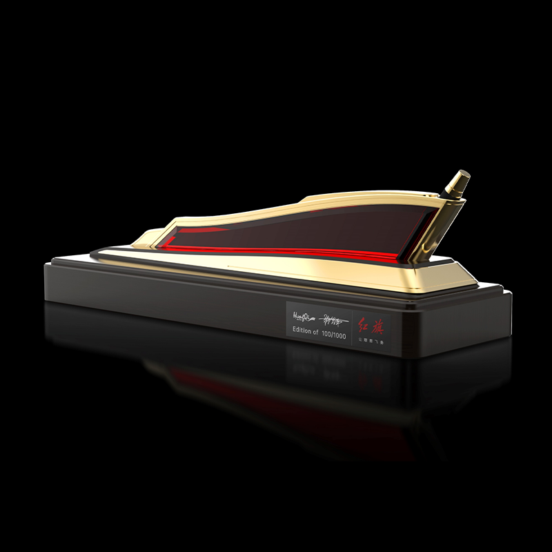 紅旗—紅旗旗標(biāo)筆座擺件