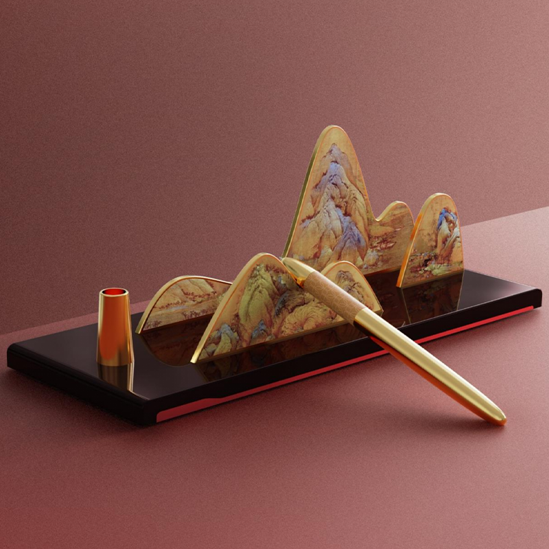 紅旗—一筆定江山筆架套裝